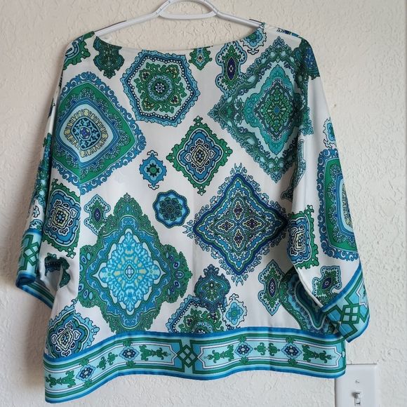 Chico's Southwestern Blouse - Picture 4 of 7